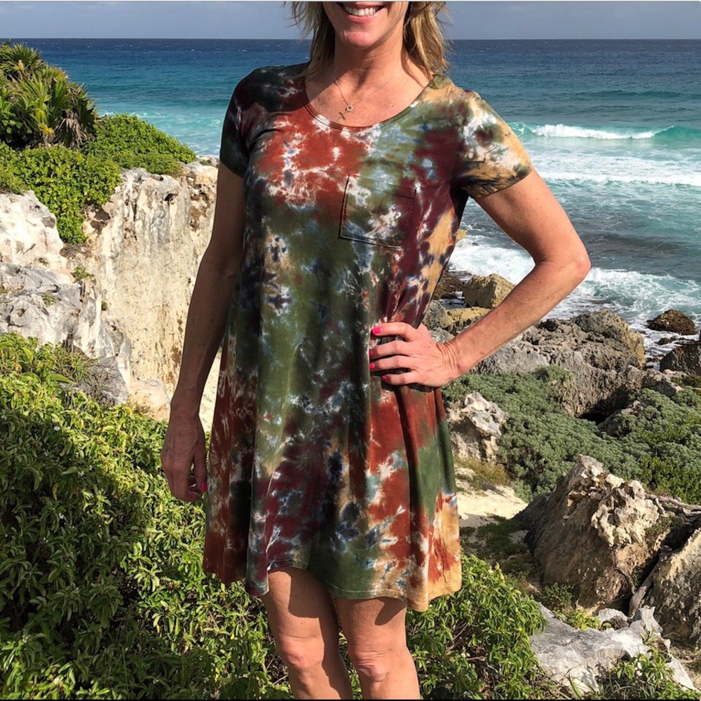 Tie-Dye T-Shirt Dress